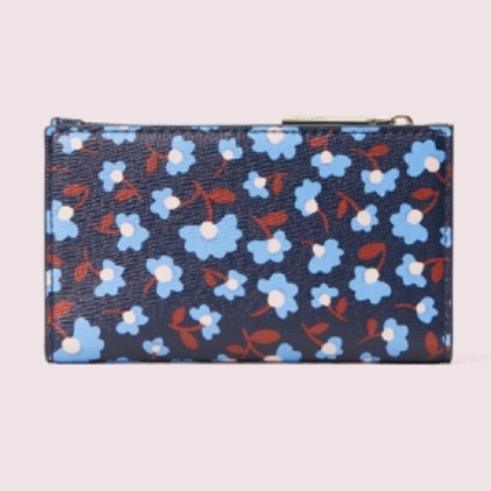 Kate Spade ♠️ floral slim bifold wallet - Picture 3 of 7